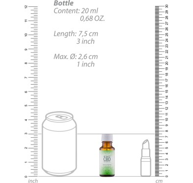 Stymulujący olejek CBD 20 ml Pharmquests shots